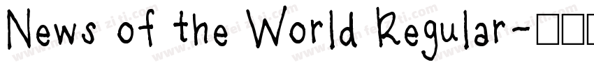 News of the World Regular字体转换